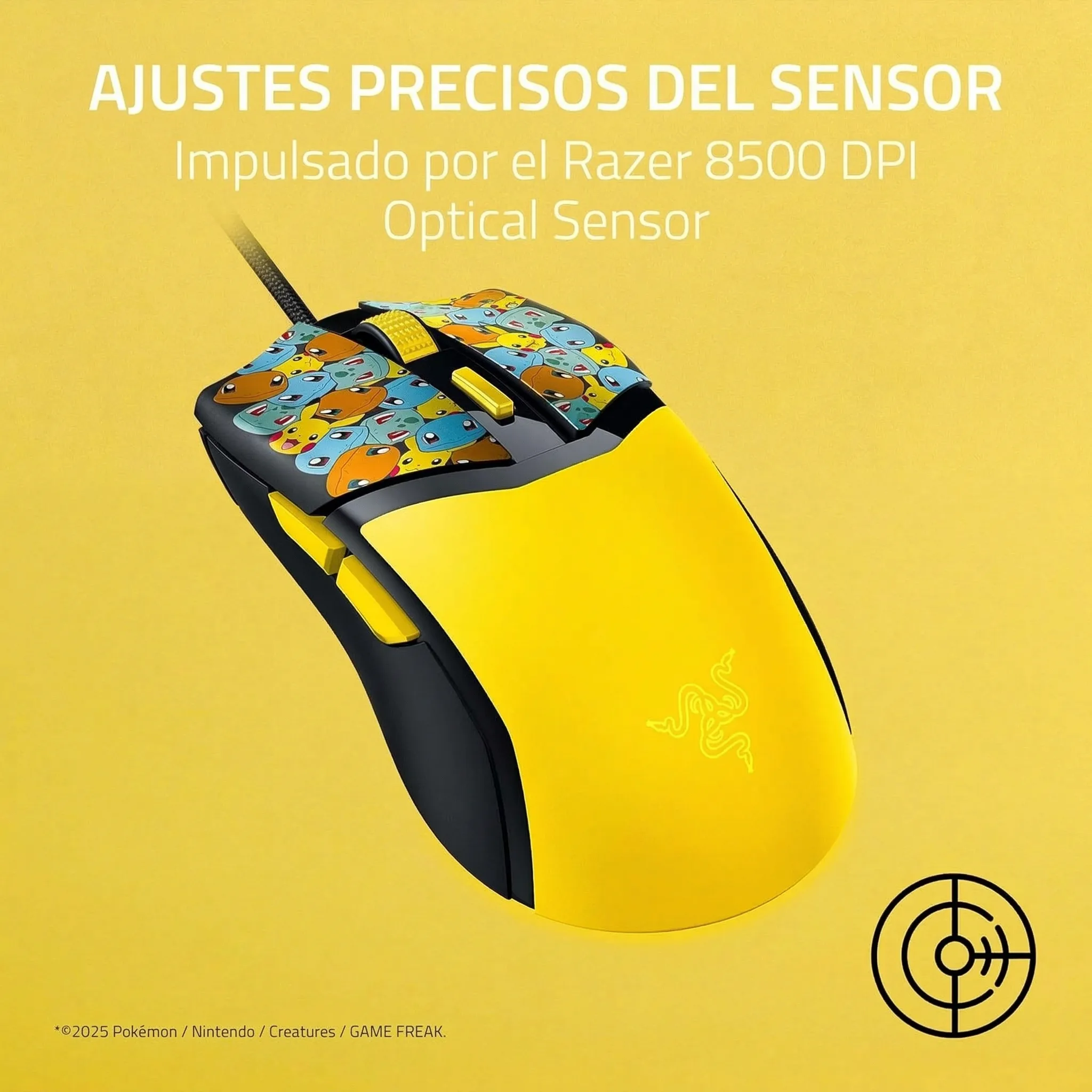 Imagen 5 de Mouse Gamer Razer Cobra Pokémon Kanto Starters RGB 