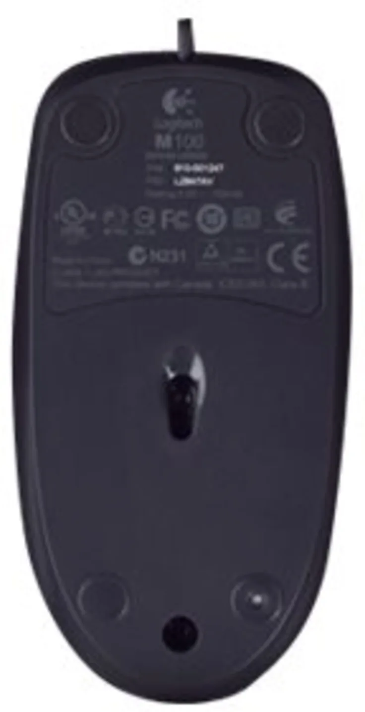 Imagen 5 de Mouse Alámbrico Logitech M100 Óptico 1000dpi 3 Botones USB Color negro