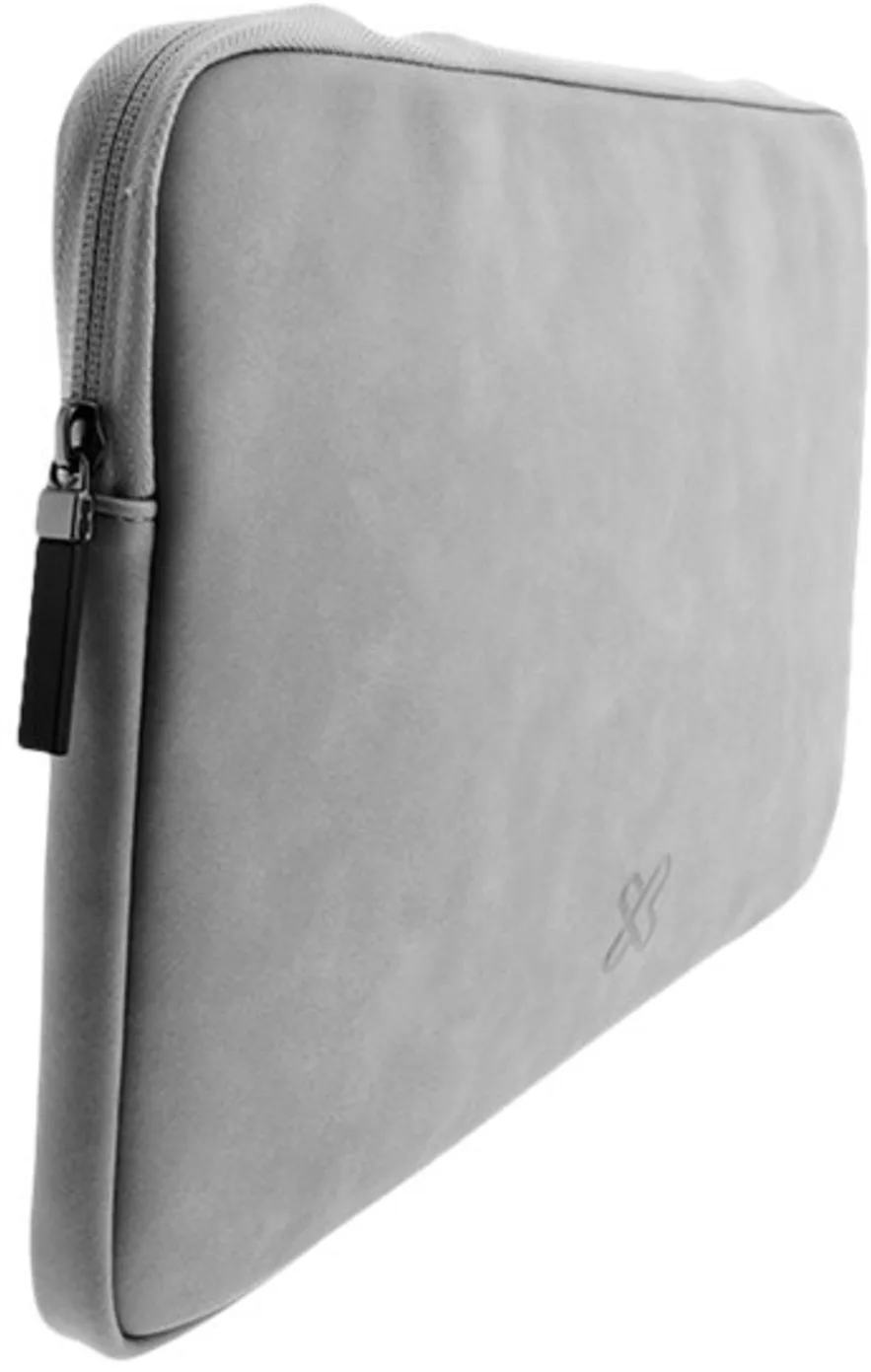 Imagen 5 de Funda KlipX KNS-220GR para Notebook hasta 15.6" Acolcha. Poliéster Gris
