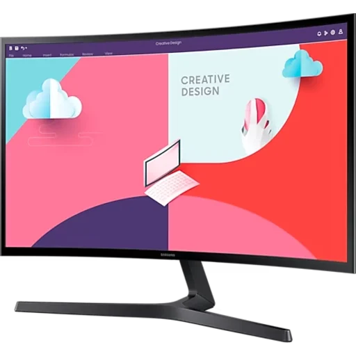 Imagen 3 de Monitor Curvo Samsung LS24C366 24" FHD 1920*1080 VA HDMI VGA 75Hz