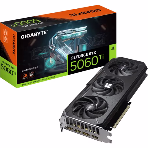 Imagen 0 de Gigabyte GeForce RTX 5060 Ti GAMING OC 8G [GV-N506TGAMING OC-8GD]