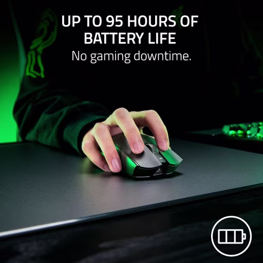 Imagen 1 de Mouse Gamer Inalámbrico Razer Viper V3 Pro, Óptico 35K DPI 2.4GHz RF USB-C Black