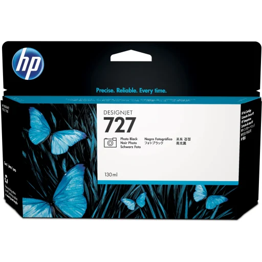 Cartridge de tinta HP 727 DesignJet negro fotográfico de 130 ml