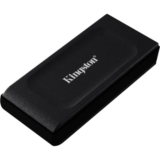Imagen 1 de Unidad SSD Externo Kingston XS1000 2TB USB3.2 Gen2 Lec1050MBs Esc1000MBs Negro