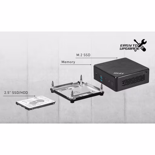 Imagen 4 de Mini PC NUC MSI Cubi 5 12M I5-1235U RAM 16GB SSD 1TB Windows 11 Pro