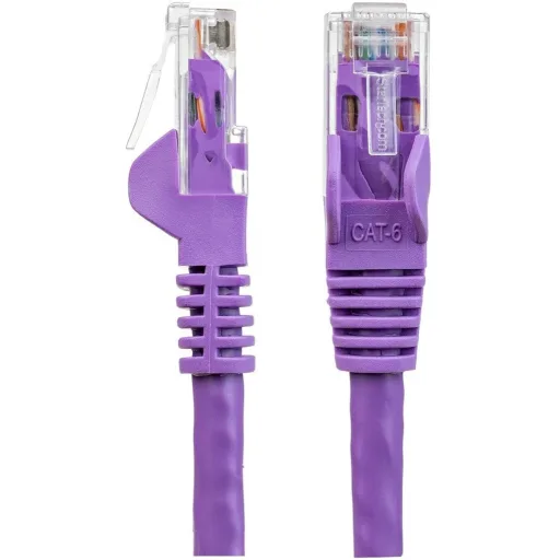 Imagen 1 de Cable UTP de Red Categoria 6 Violeta Conectores RJ-45 Longitud 10 metros 24 AWG