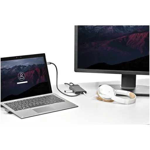 Imagen 7 de Adaptador Multipuertos USB-C HDMI/VGA 100W PD Ethernet 1xUSB C 2x USB 3