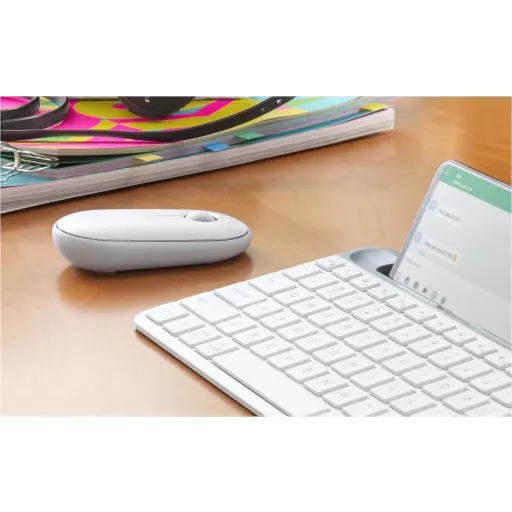 Imagen 24 de Mouse Inalámbrico Logitech Pebble M350 Óptico 1000dpi 3 Botones Color Blanco
