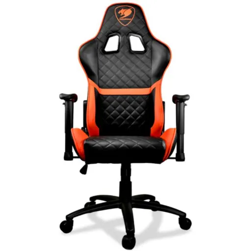 Imagen 1 de Silla Gamer Cougar Armor One Reclinable 180° hasta 120kg 2D  Black Orange 