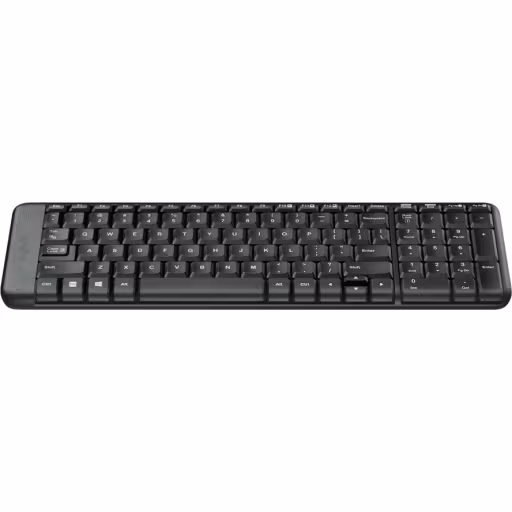 Imagen 4 de Kit Teclado Mouse Inalámbrico Logitech Media MK220 USB Color Negro