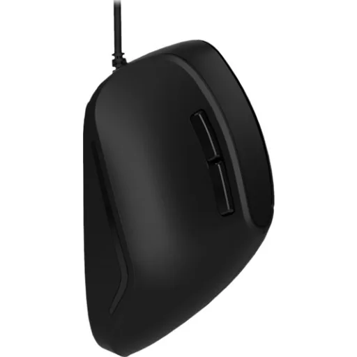 Imagen 16 de Mouse Ergonómico Alámbrico KlipX KMO-506 Óptico 1600dpi 6 Botones USB Negro