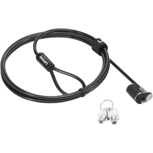 Imagen 2 de Cable de Seguridad Lenovo NanoSaver Essential Acero Cerradura c/llaves 1.5m Negr