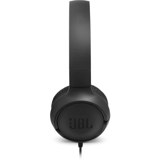Imagen 3 de Audífonos Alámbricos JBL Tune 500 On-Ear con Micrófono Conector 3.5 mm Negro 