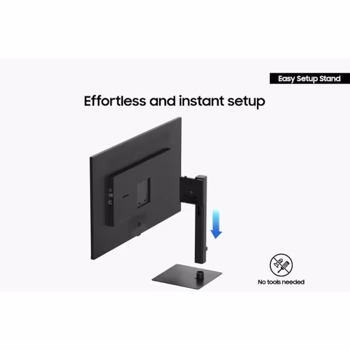 Imagen 3 de Monitor Samsung ViewFinity S8 37" 4K UHD USB-C DP HDMI RJ45 Altura Ajustable