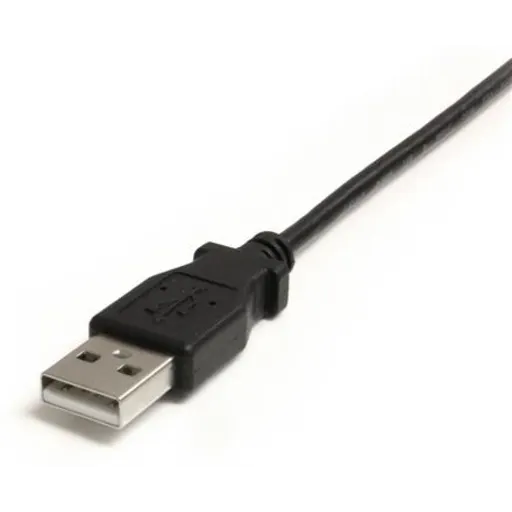 Imagen 2 de Cable mini USB a USB Tipo-A 0.9mt Mini B Acodado 90° Color Negro - StarTech