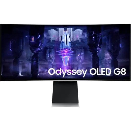 Imagen 1 de Monitor Gamer Curvo Samsung Odyssey OLED G8 34" 1440p mDP mHDMI USB WIFI BT175Hz