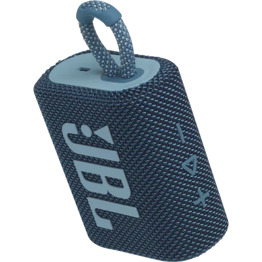 Imagen 6 de Parlante Inalámbrico JBL Go 3, Batería recargable Bluetooth 5.1 Cable USB-C Azul