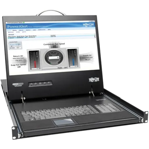 Imagen 1 de Tripplite KVM IP 16 Ptos.LCD 19 1+1 Cat5 1U acceso IP remot