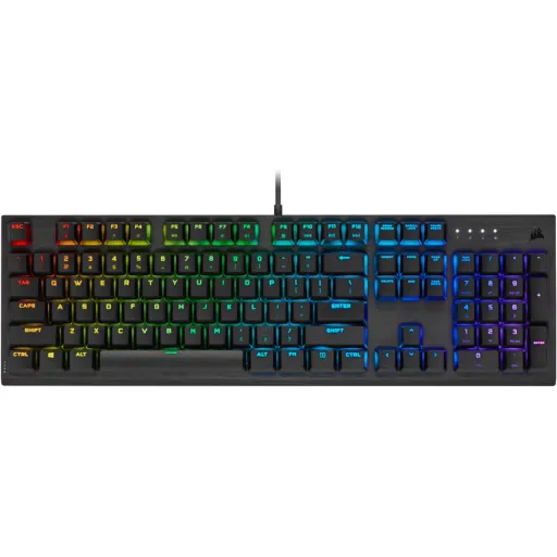 Imagen 0 de Corsair K60 RGB PRO Low Profile - Cherry MX Low Profile Speed (CH-910D018-NA)