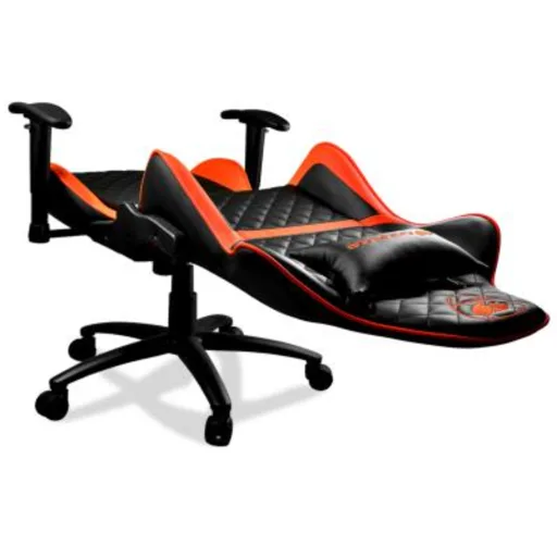 Imagen 2 de Silla Gamer Cougar Armor One Reclinable 180° hasta 120kg 2D  Black Orange 