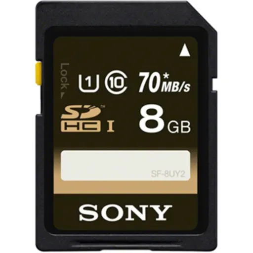 Imagen 0 de Sony SDHC 8 GB UHS-I (Class 10 / Speed Class 1) (SF-8UY2)
