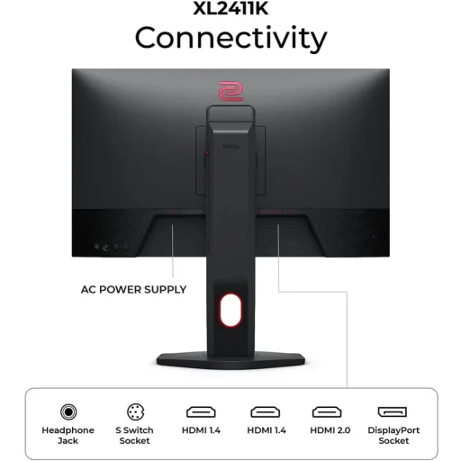Imagen 5 de Monitor BenQ XL2411K 24" ZOWIE 144HZ E-SPORT