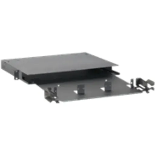 Imagen 2 de Panduit Opticom Rack Mount Fiber Enclosure - Caja de cables de bastidor - negro - 1U - 19"/23"