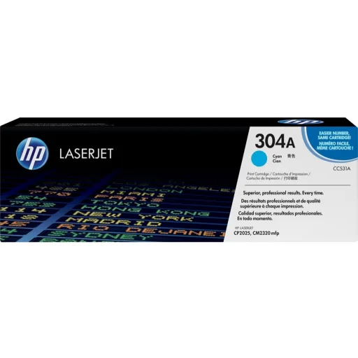 Imagen 0 de Toner HP 304A Cyan Impresora LaserJet CP2025dn/CM2320nf/CM2320n/CP2025n 2800Pág