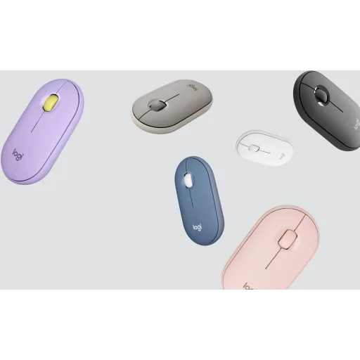 Imagen 10 de Logitech M350 Pebble Wireless Mouse-Lavender