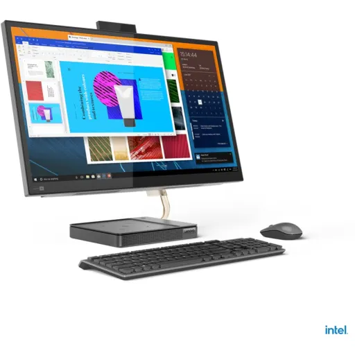 Imagen 0 de Lenovo - All-in-one - Intel Core i7 I7-11700T / 4.6 MHz - DDR4 SDRAM - 1 TB HDD - 27" - Intel UHD Graphics P750 - Windows 11 Home - Stormy Grey - Spanish