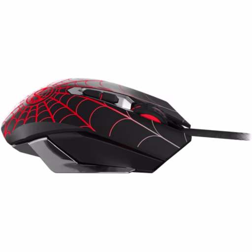 Imagen 1 de Xtech - XTM-M520SM - Mouse - USB - Wired - black  and red - Gaming Spider-Man