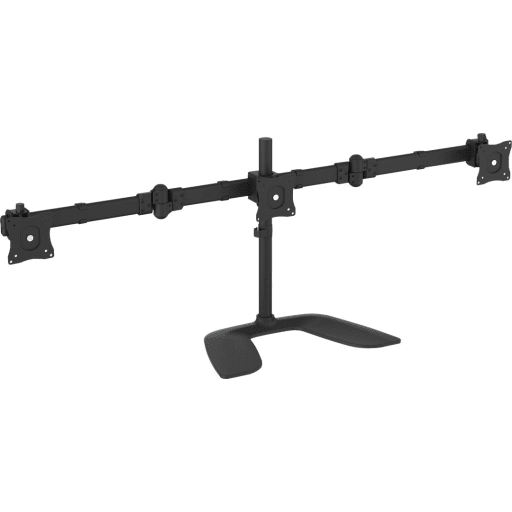 Imagen 0 de Soporte de Monitor Tipo Brazo Articulado para 3 Monitores Hasta 27" Color Negro