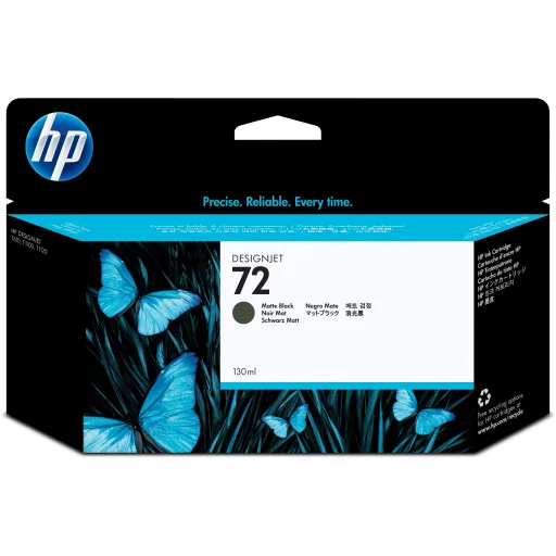 Imagen 1 de Cartridge HP 72 Negro Comp DesignJet T610 T620 T770 T1100 T1200 T120 130ml