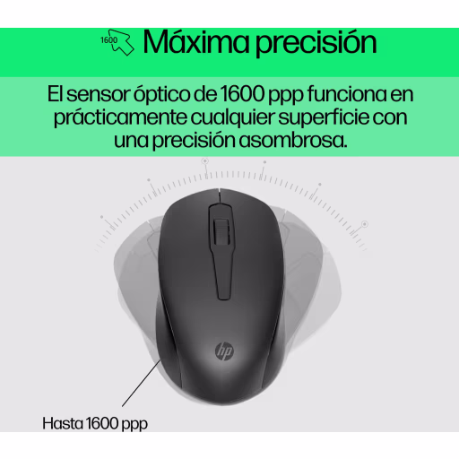 Imagen 3 de Kit Teclado y Mouse Inalámbrico HP 330 Conexión 2.4 Ghz Conector USB-A Negro