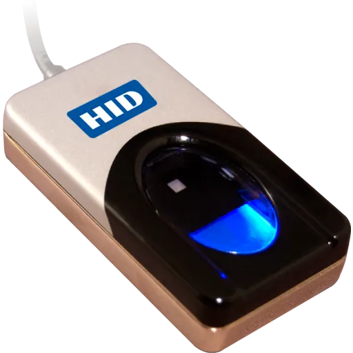 Imagen 0 de Lector de Huellas Dactilares HID UAREU 4500 Interfaz USB 2.0 LED Azul