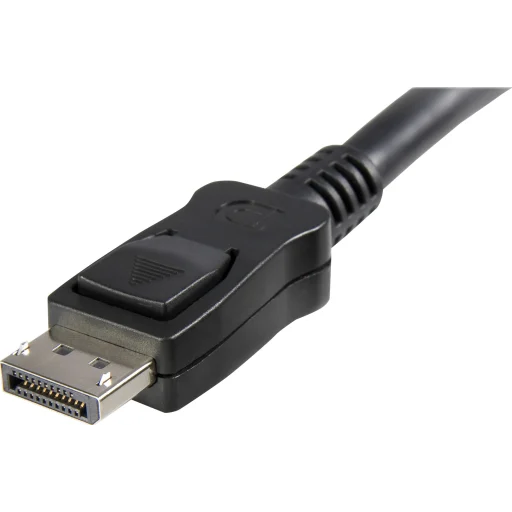 Imagen 3 de Cable DisplayPort Macho a Macho con Pestillo de 1.8 Metros 28AWG color Negro
