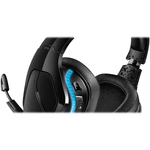 Imagen 3 de Audífonos Gamer Inalámbricos Logitech G935 RGB LightSync 7.1 DTS c/Mic Negro