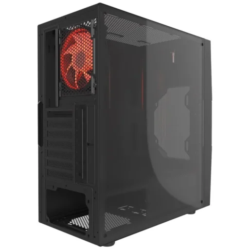 Imagen 9 de Gabinete Gamer Xtech XT-GMR4 Phobos Panel lat Vid templado ATX MTower Negro