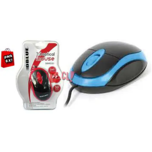Imagen 0 de DBlue 3D Optical Mouse - Blue (DBM2301BL)