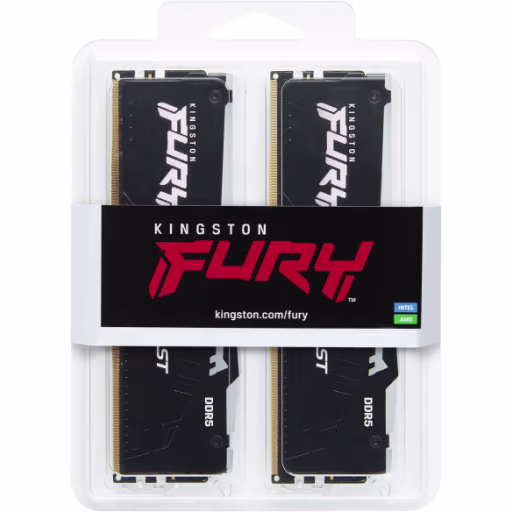 Imagen 4 de Memoria RAM 64GB (2*32GB) DDR5 6000MHz DIMM CL30 Non-ECC 1.4v 288p - FURY Beast