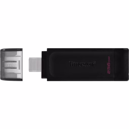 Imagen 2 de Kingston DataTraveler 70 - Unidad flash USB - 256 GB - USB-C 3.2 Gen 1