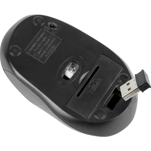 Imagen 1 de Mouse Inalámbrico KlipX KMW-330RD 6 botones 2.4GHz 1600dpi Recep. USB Color rojo