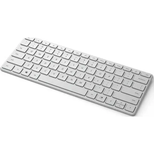 Imagen 1 de Teclado Inalámbrico Microsoft Compacto BT low energy 5.0, 2.4GHz Color blanco