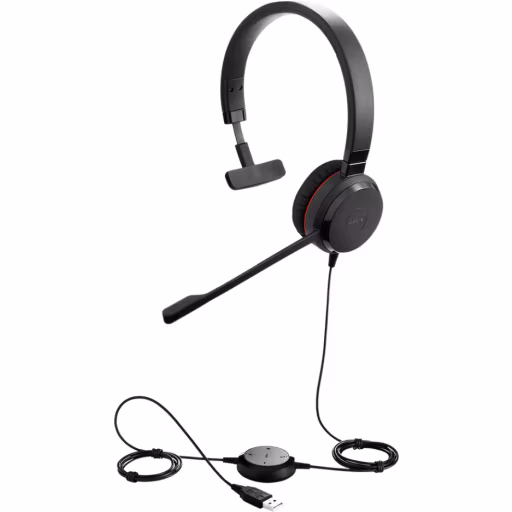Imagen 2 de Audífonos Alámbricos Jabra Evolve 30 II, USB C/A Stereo MS Color Negro