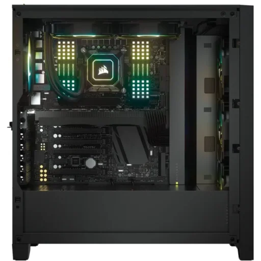 Imagen 11 de Gabinete Gamer Corsair 4000X RGB Vidrio templado USB-C 3.1 Media Torre ATX Negro