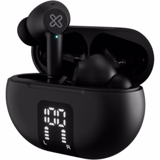 Imagen 0 de Klip Xtreme - True wireless earphones - Para Phone / Para Portable electronics / Para Tablet - Wireless - 22Hrs ANC Black