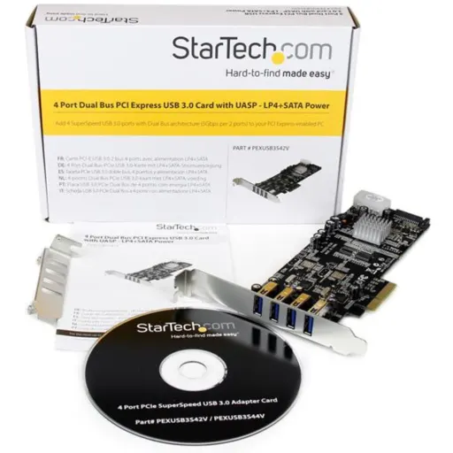 Imagen 4 de Tarjeta StarTech, PCIe x1 con 4 Puertos USB 3.0, 3 externos 1 interno 