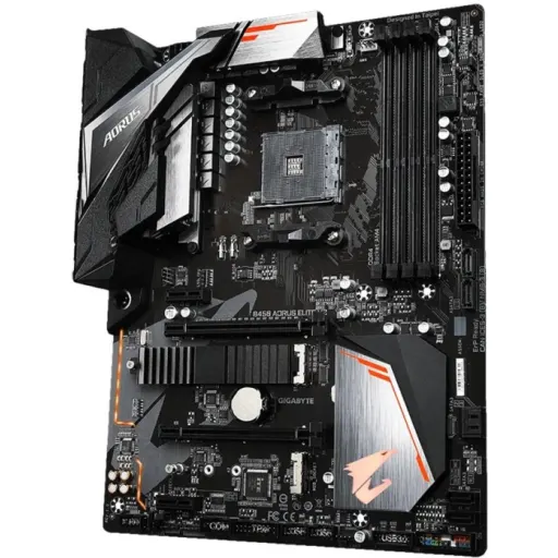 Imagen 4 de Gigabyte B450 Aorus Elite V2 motherboard AMD B450