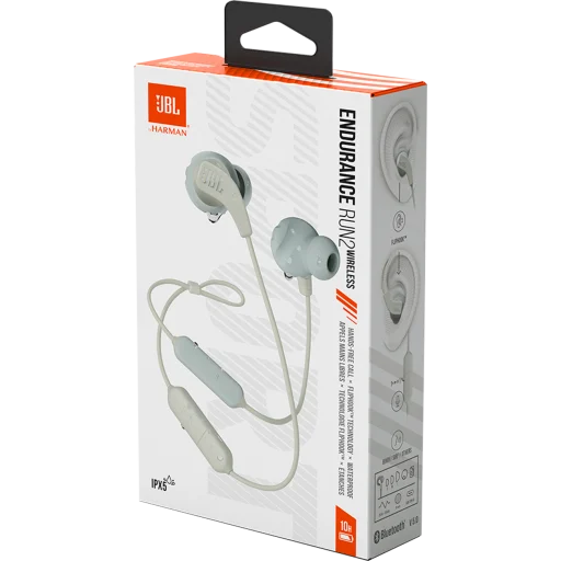 Imagen 9 de Audífonos Inalámbricos InEar JBL Endurance RUN 2 Bluetooth White SA Blanco 