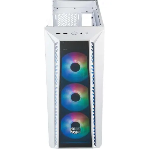 Imagen 4 de Gabinete Gamer Cooler Master MasterBox MB520 Mesh USB3.2 USB-C Vidrio Temp White